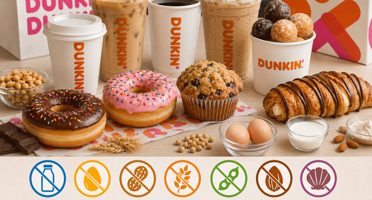 Dunkin Donuts Allergen Menu