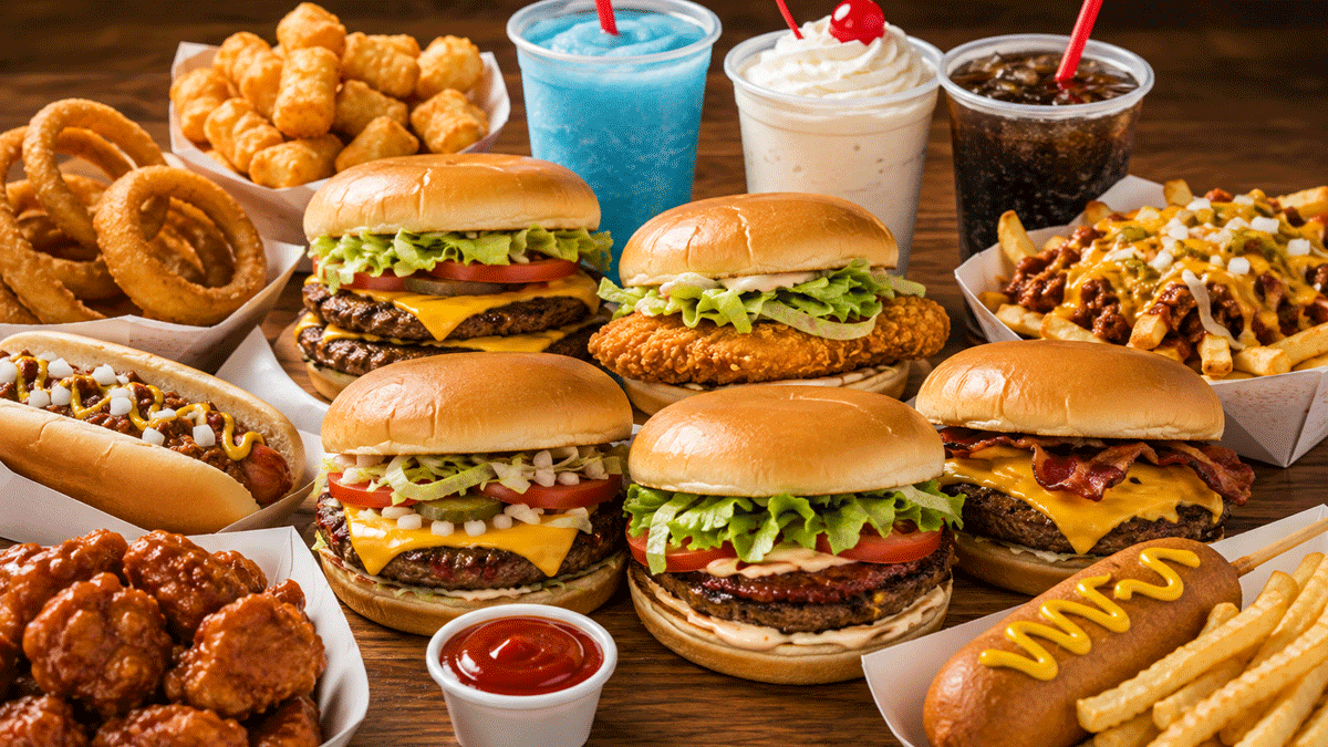Sonic Burger Menu